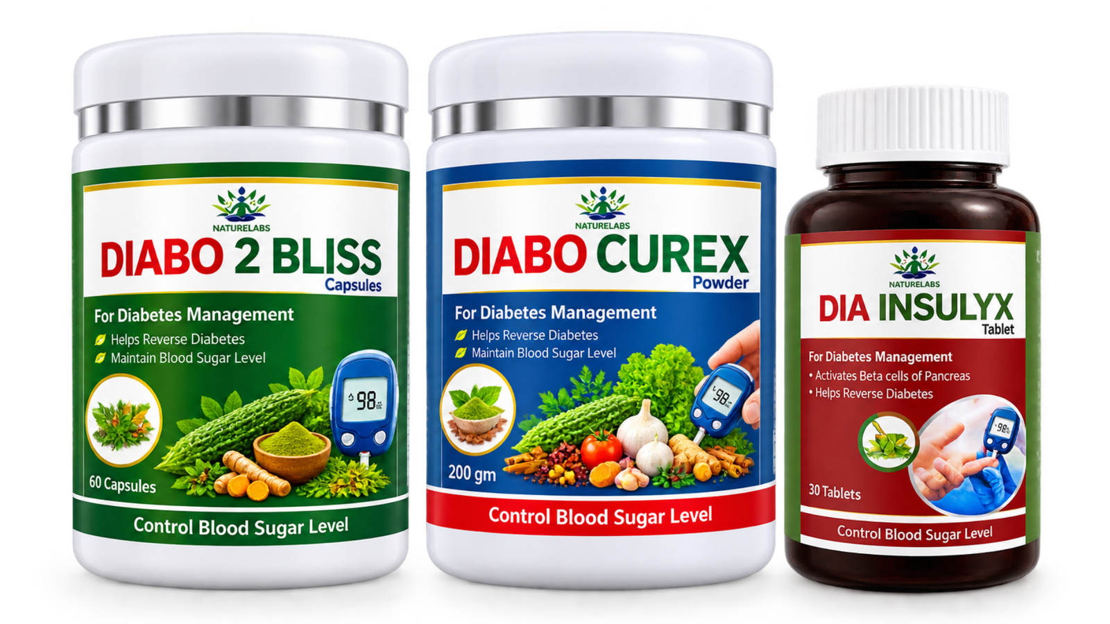 Diabo 2 Bliss + Diabo Curex + Diabo Insulyx